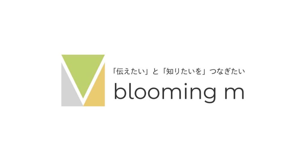 blooming mのロゴイメージです